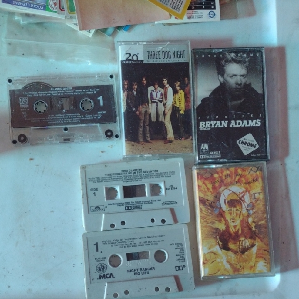 Rock Cassette Tape Collection